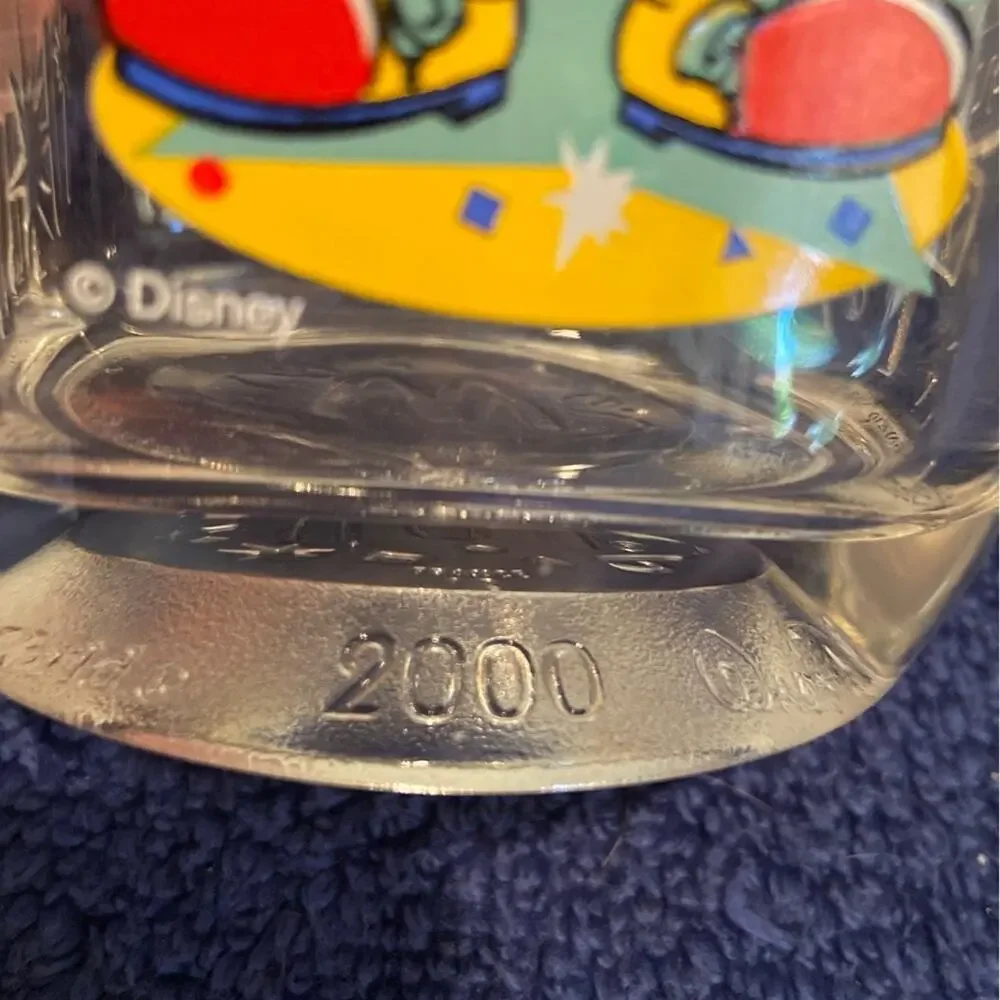 Vintage Disney World McDonald's Millennium Year 2000 Collector Glasses